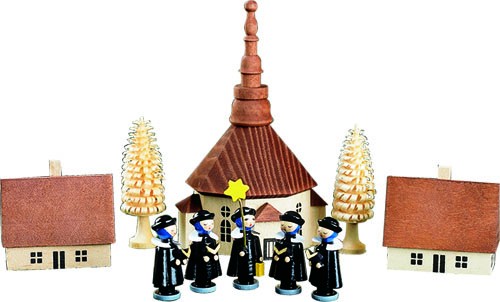 Seiffener Kirche m. Kurrende, 10-teilig Seiffener Kirche m. Kurrende, 10-teilig