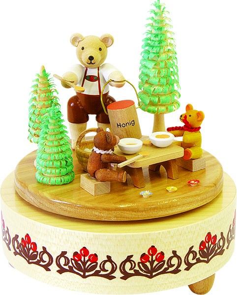 Spieldose Honigbärchen, 18er Spielwerk Kleine Welt Spieldose Honigbärchen, 18er Spielwerk Kleine Welt