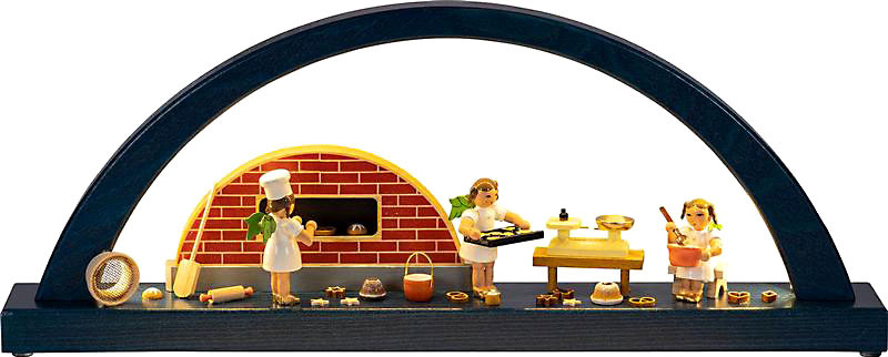 Schwibbogen Engelbäckerei, LED Schwibbogen Engelbäckerei, LED