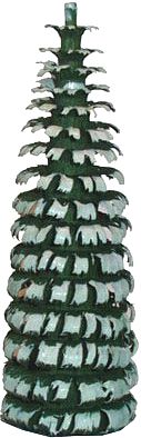 Ringelbaum ohne Stamm - grün/weiß, 6 cm