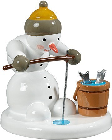 Schneemann - Eisangler Schneemann - Eisangler