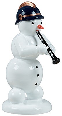 Schneemann mit Klarinette Schneemann mit Klarinette