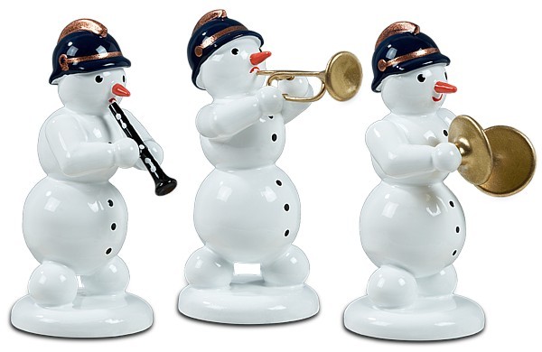 Schneemannmusikanten 3-teilig Schneemannmusikanten 3-teilig