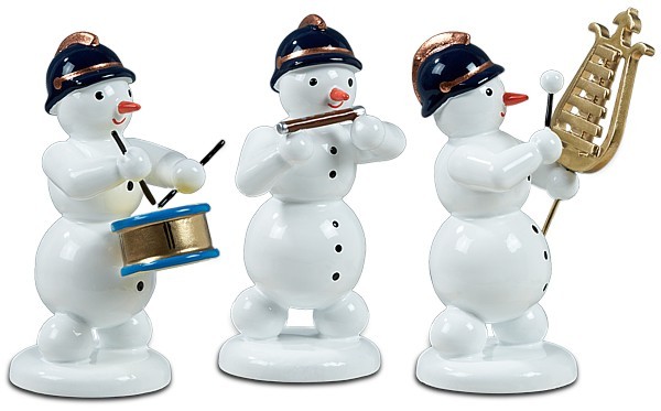Schneemannmusikanten 3-teilig Schneemannmusikanten 3-teilig