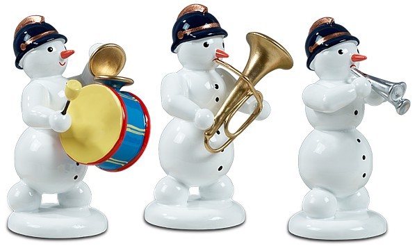 Schneemannmusikanten 3-teilig Schneemannmusikanten 3-teilig