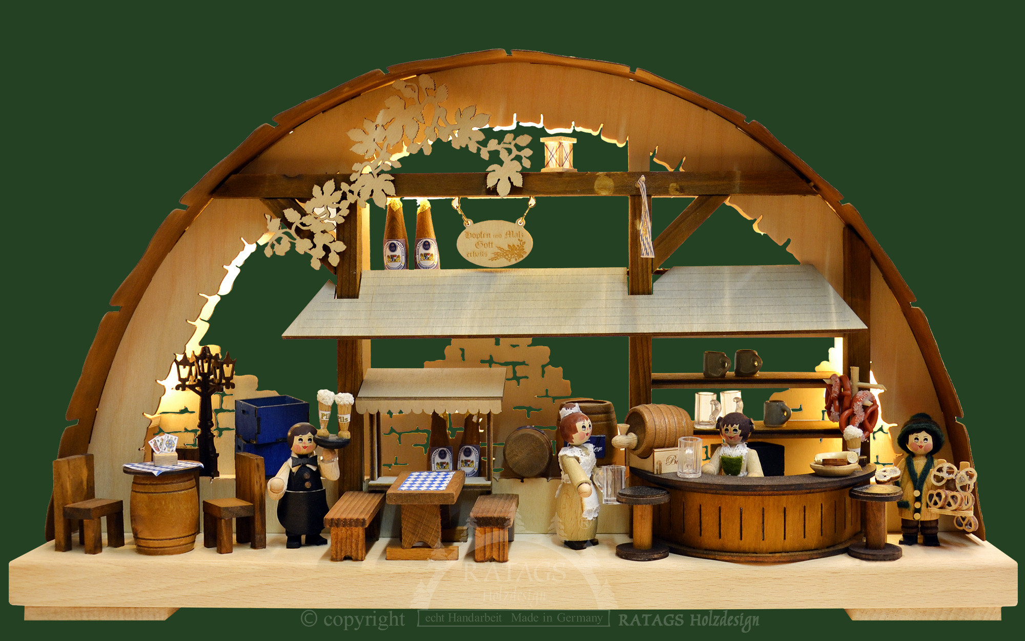3D-Schwibbogen Hofbräuhaus, klein 3D-Schwibbogen Hofbräuhaus, klein