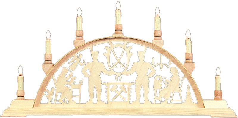 Schwibbogen Bergmann - Erzgebirge, klein Schwibbogen Bergmann - Erzgebirge, klein