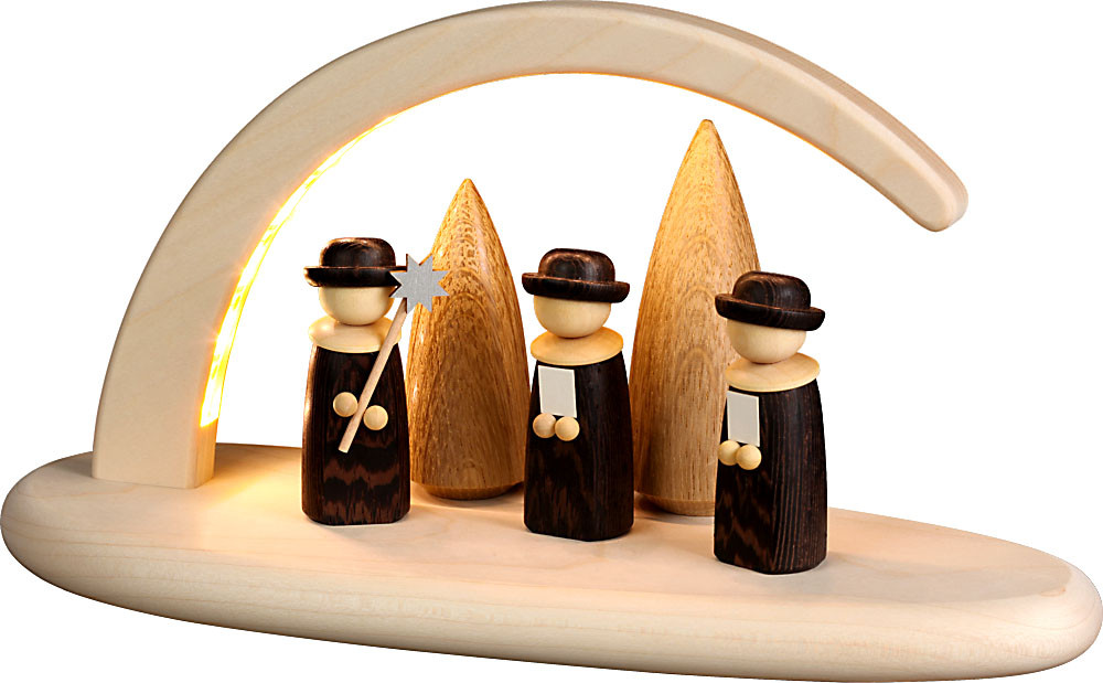 Lichterbogen Weihnachtssänger, natur Lichterbogen Weihnachtssänger, natur
