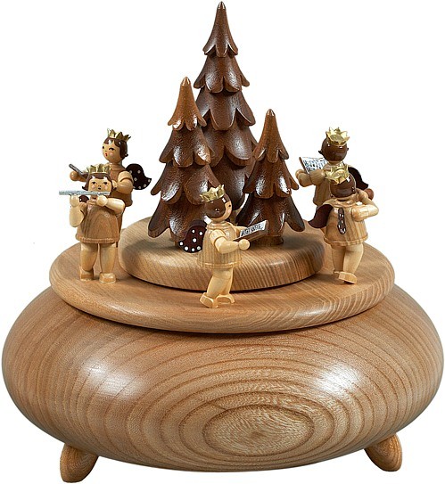 Spieldose - Adventsänger / natur Spieldose - Adventsänger / natur