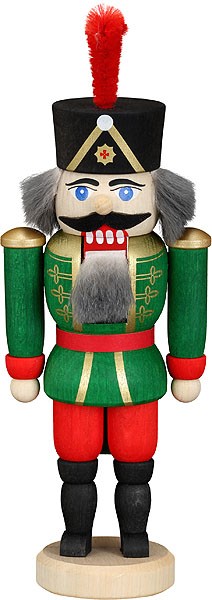 Mini-Nussknacker Husar grün Mini-Nussknacker Husar grün