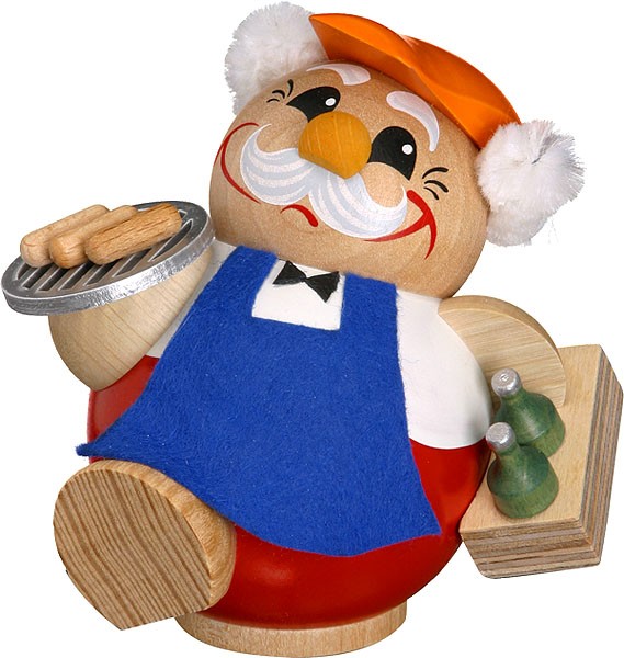 Kugelräucherfigur Grillmeister Kugelräucherfigur Grillmeister