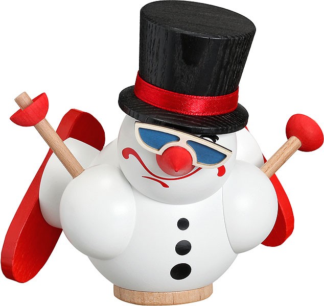 Kugelräucherfigur Cool Man Skisturz Kugelräucherfigur Cool Man Skisturz