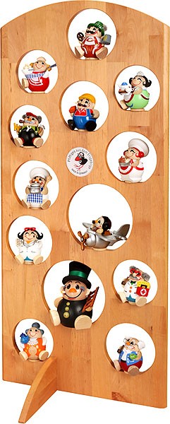 Display für 13 Kugelräucherfiguren