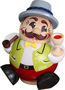 Kugelräucherfigur Weinkenner Kugelräucherfigur Weinkenner
