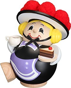 Kugelräucherfigur Schwarzwaldmädchen Kugelräucherfigur Schwarzwaldmädchen