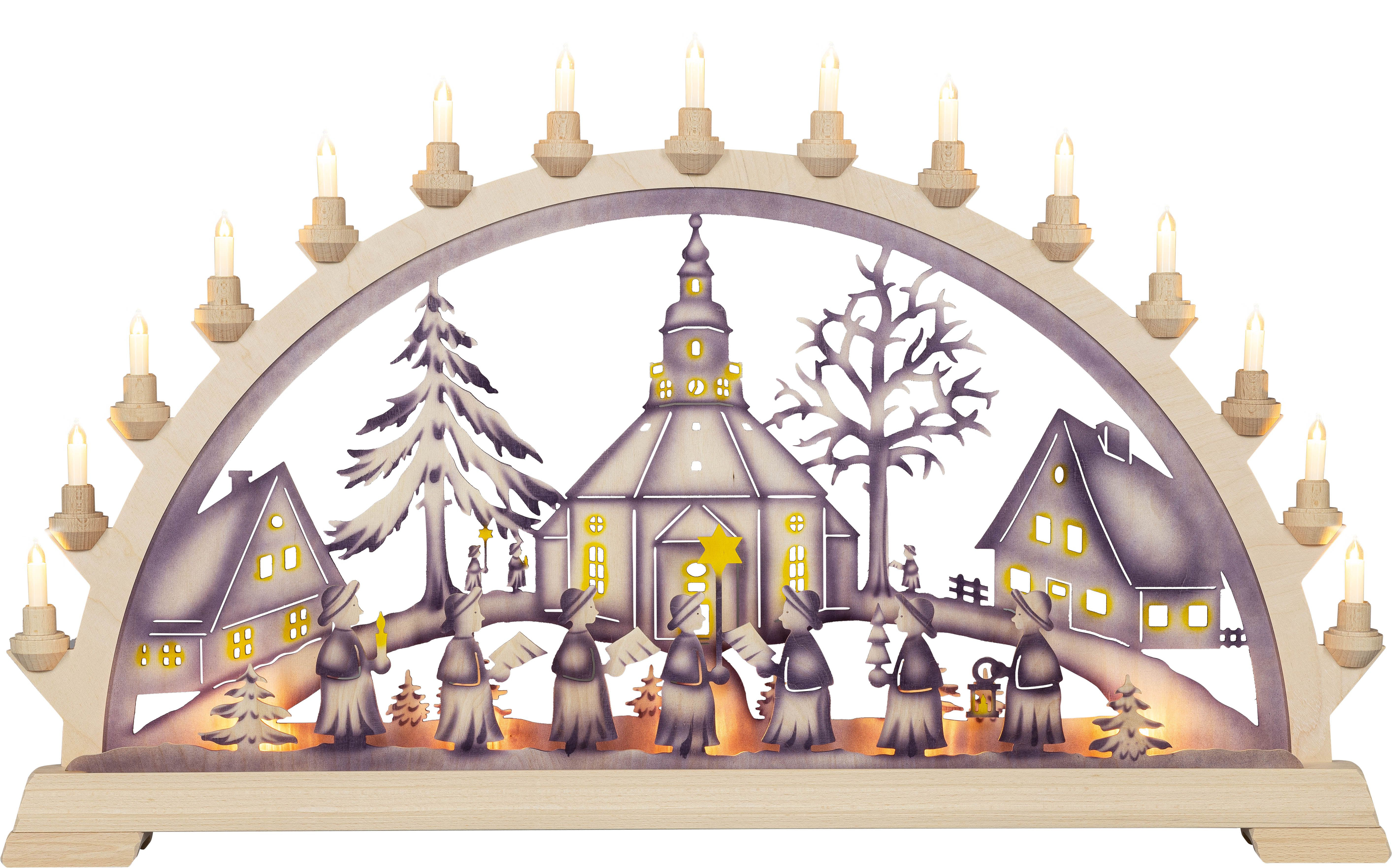 Seiffener Kirche - farbig