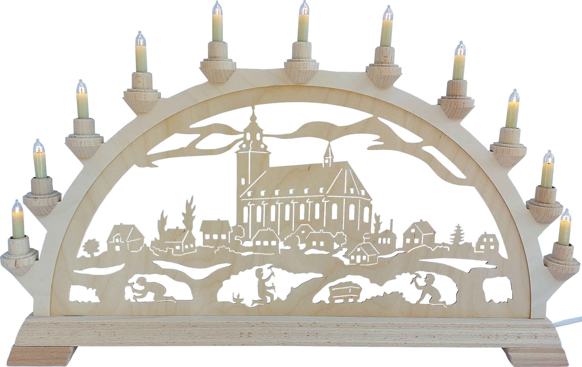 Schwibbogen Schneeberger Kirche Schwibbogen Schneeberger Kirche