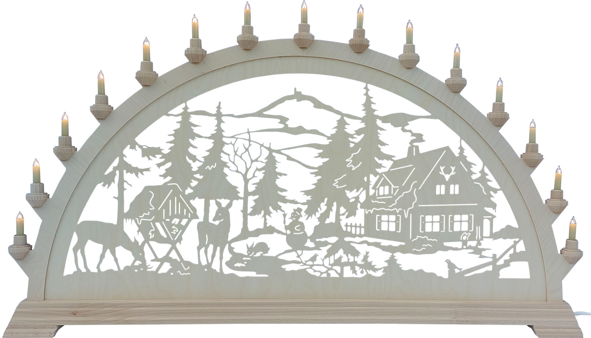 Schwibbogen Forsthaus, groß Schwibbogen Forsthaus, groß