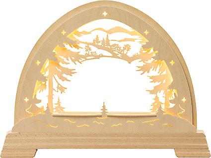 Schwibbogen Wald - Leerbogen, LED-Band