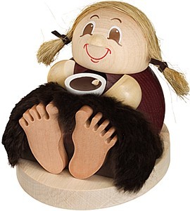 Kugelräucherfigur Ur-Kuglerin Frieda Kugelräucherfigur Ur-Kuglerin Frieda