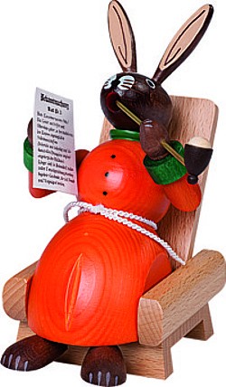 Rauchhase im Lehnstuhl Rauchhase im Lehnstuhl