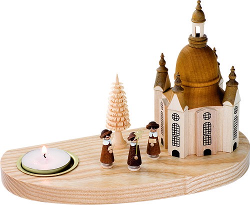 Kerzenhalter Frauenkirche mit Kurrende Kerzenhalter Frauenkirche mit Kurrende