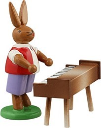 Hase am Klavisett Hase am Klavisett