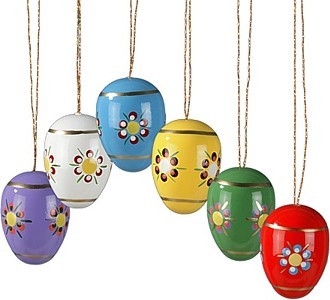Osterschmuck 6teilig / Eier Osterschmuck 6teilig / Eier
