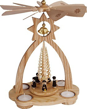Glockenpyramide für Teelichte, Kurrende Glockenpyramide für Teelichte, Kurrende