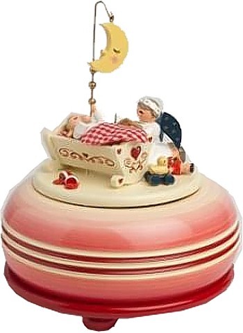 Spieldose Gute Nacht (rot) Spieldose Gute Nacht (rot)