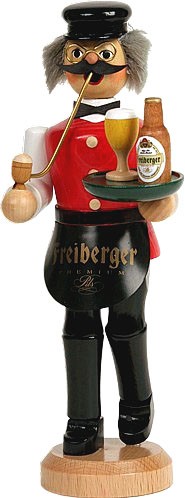 Räuchermann Gastwirt - Freiberger, rote Weste Räuchermann Gastwirt - Freiberger, rote Weste