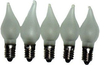 LED - Flammkerzen im 5er Pack , mattiert - 23V