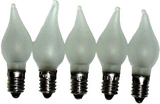 Flammkerzen, 16V, matt, 5 Stück, Flammkerzen, 16V, matt, 5 Stück,
