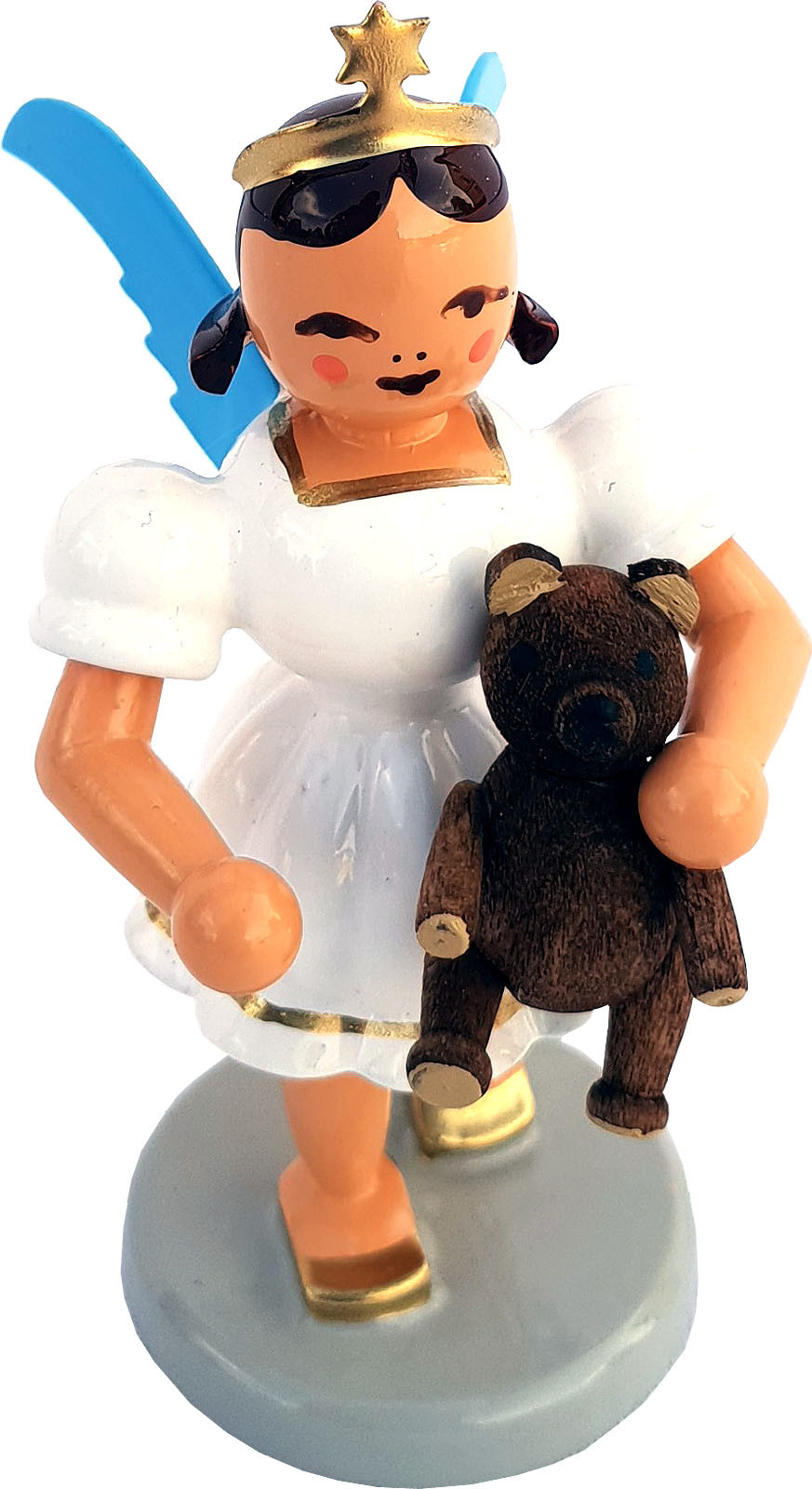 Engel farbig mit Teddy Engel farbig mit Teddy