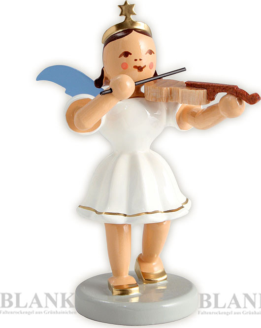 Kurzrockengel mit Violine, farbig Kurzrockengel mit Violine, farbig