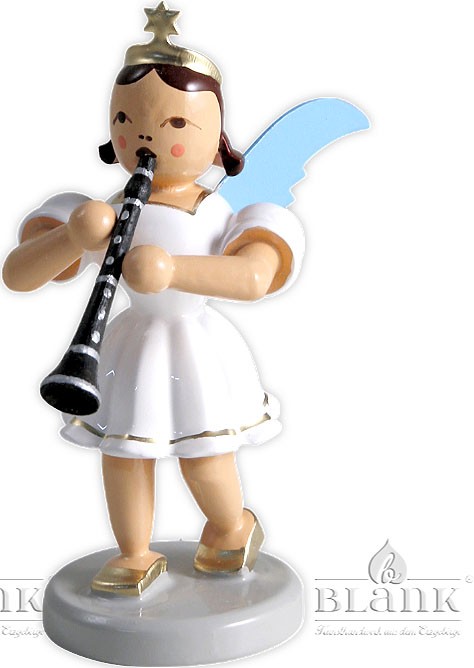 Kurzrockengel mit Klarinette, farbig Kurzrockengel mit Klarinette, farbig