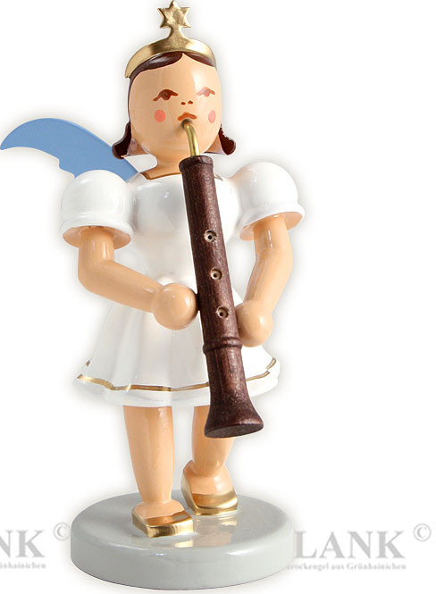 Kurzrockengel mit Oboe, farbig Kurzrockengel mit Oboe, farbig