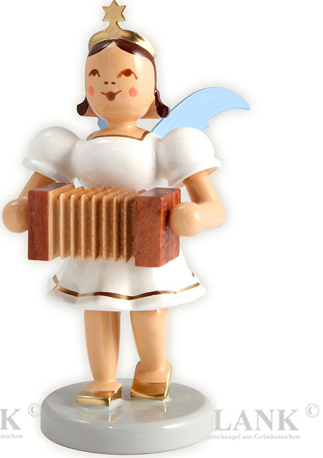 Kurzrockengel mit Harmonika, farbig Kurzrockengel mit Harmonika, farbig