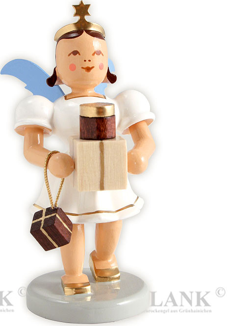 Kurzrockengel mit Geschenke, farbig Kurzrockengel mit Geschenke, farbig