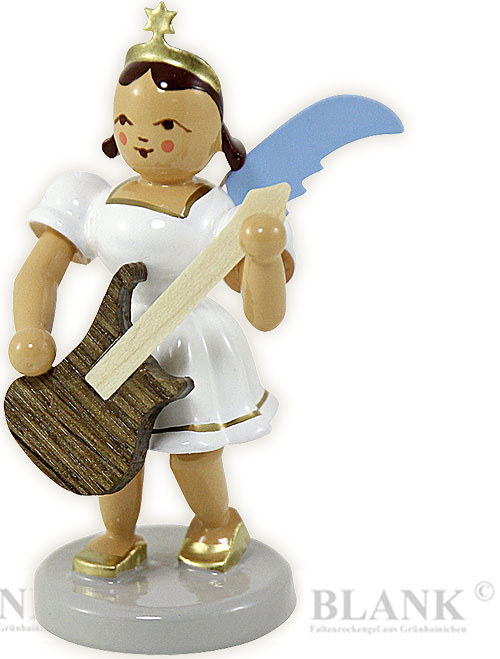 Kurzrockengel mit E-Gitarre, farbig Kurzrockengel mit E-Gitarre, farbig