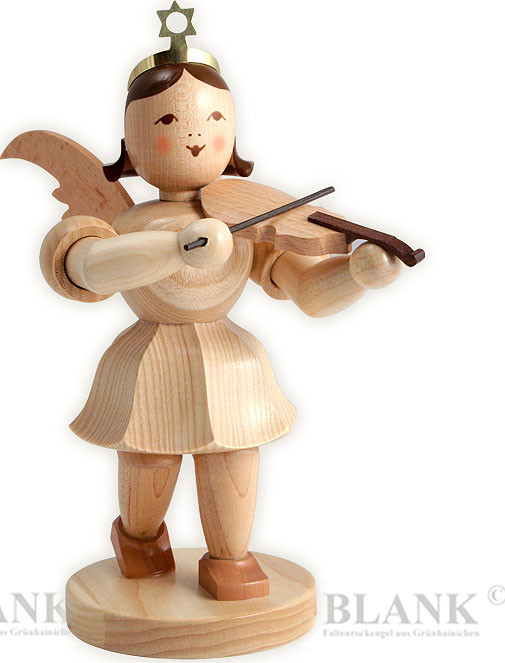 Kurzrockengel mit Violine, 22 cm Kurzrockengel mit Violine, 22 cm