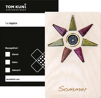 Tom Kuni Räucherkerzchen - Sommer, 1x täglich