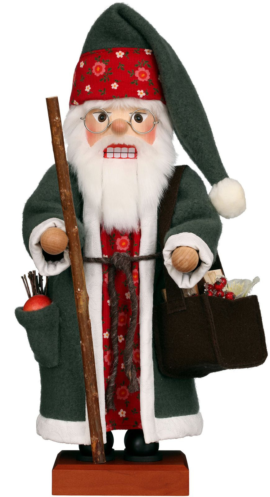 Nußknacker Weihnachtsmann Blumen Nußknacker Weihnachtsmann Blumen