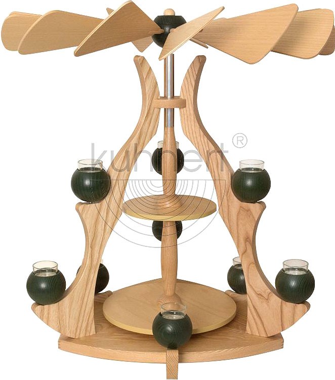 Kugeln für Leerpyramide - grün Kugeln für Leerpyramide - grün