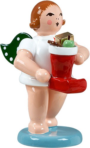 Geschenkeengel mit Nikolausstiefel - ohne Krone Geschenkeengel mit Nikolausstiefel - ohne Krone