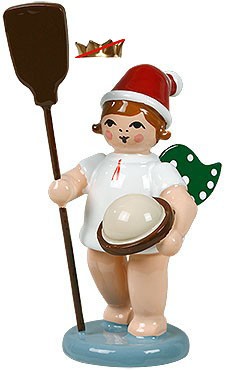 Weihnachtsengel mit Ofenschieber, ohne Krone Weihnachtsengel mit Ofenschieber, ohne Krone