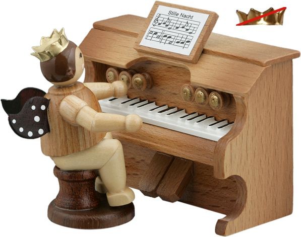 Engel am Harmonium, Natur ohne-Krone