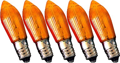 farbige Spitzkerzen - gelb