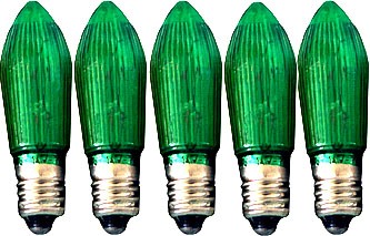 farbige Spitzkerzen - grün