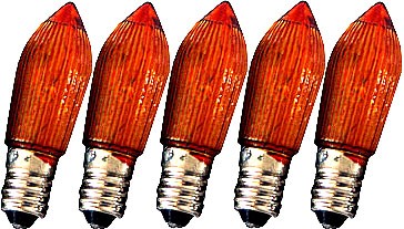 farbige Spitzkerzen - orange